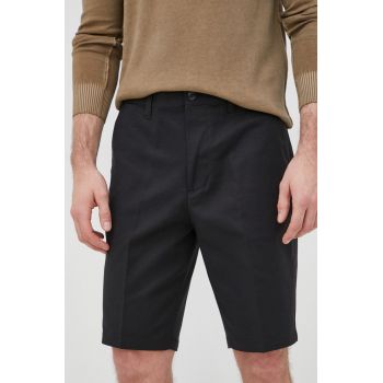 Emporio Armani pantaloni scurti barbati, culoarea negru de firma originali