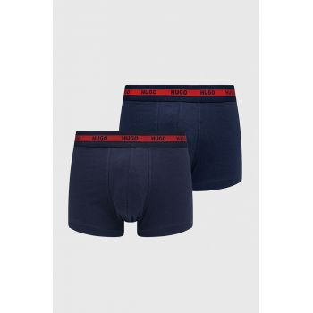 HUGO boxeri 2- pack) bărbați, culoarea bleumarin 50469775 de firma originali