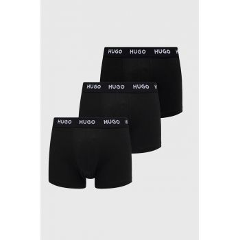 HUGO boxeri (3-pack) barbati, culoarea negru