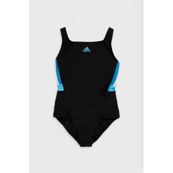 adidas Performance costum de baie copii HC9652 culoarea negru