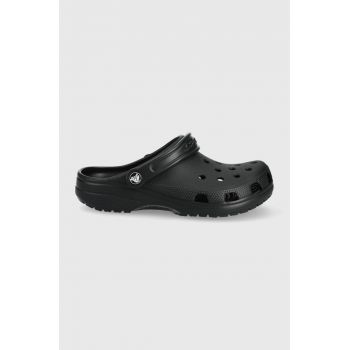Crocs papuci culoarea negru de firma originali