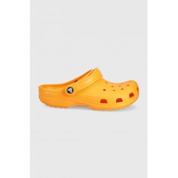 Crocs papuci culoarea portocaliu de firma originali