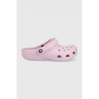 Crocs slapi copii culoarea roz de firma originali