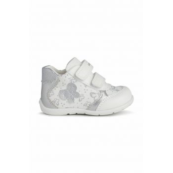 Geox pantofi copii culoarea argintiu ieftini