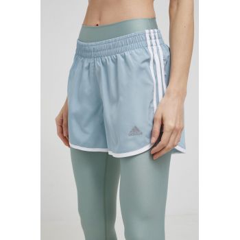 adidas Performance pantaloni scurți de alergare HC1765 femei, neted, high waist