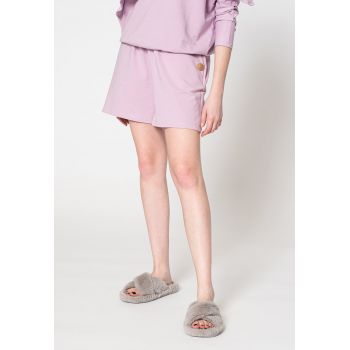 Pantaloni scurti de pijama cu talie elastica
