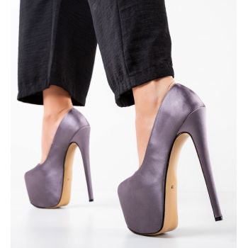 Pantofi dama Nadine Gri