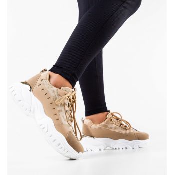 Sneakers dama Huff Khaki ieftina