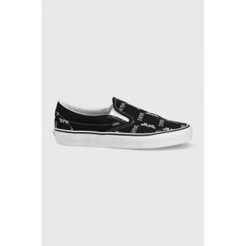 Vans tenisi Ua Classic Slip-on barbati, culoarea negru