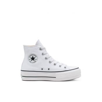 Converse teniși Chuck Taylor All Star Lift femei, culoarea alb 560846C-OPTICAL.WH de firma originali