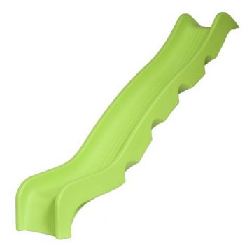 Tobogan pentru uz public Optima, lime green, 3 m lungime, pentru platforma de 1.5 m inaltime, KBT