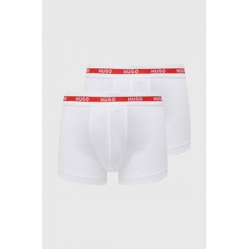 HUGO boxeri 2- pack) bărbați, culoarea alb 50469775