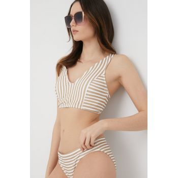 MICHAEL Michael Kors sutien de baie culoarea bej, cupa usor rigidizata