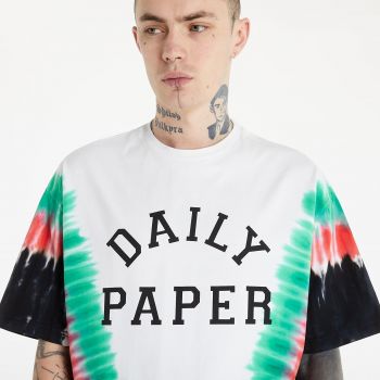 Daily Paper Mocta Short Sleeve Tee Green/ Red Tie Dye