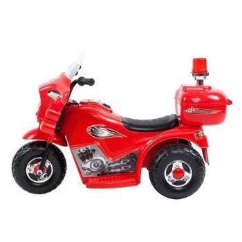 Motocicleta electrica pentru copii LL999 LeanToys 5722 rosie de firma originala