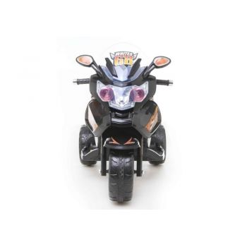 Motocicleta electrica sport pentru copii PB378 LeanToys 5719 negru-portocaliu ieftina