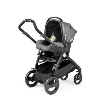 Carucior 3 in 1 Book 51 Titania Primoviaggio SL 0-22 kg Futura Quartz gri Peg Perego