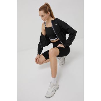 Puma geaca sport 521369 culoarea negru, de tranzitie