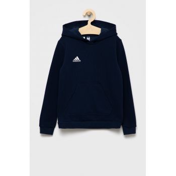 adidas Performance bluza copii H57517 culoarea albastru marin, cu imprimeu de firma originala