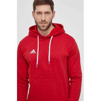 adidas Performance bluză H57514 bărbați, culoarea roșu, uni H57514 ieftin