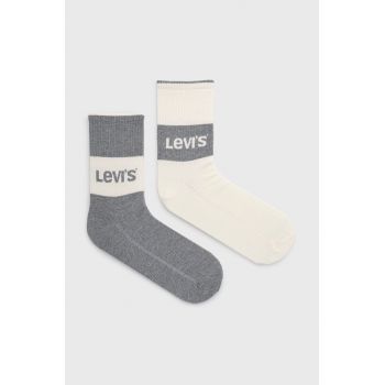 Levi's sosete (2-pack) culoarea gri