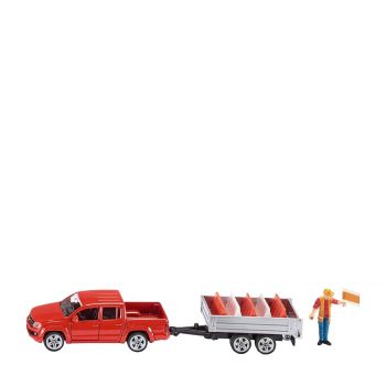 Pick-Up with tipping trailer 3543