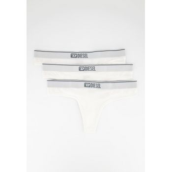 Set de chiloti tanga cu banda logo in talie Starsey - 3 perechi ieftina