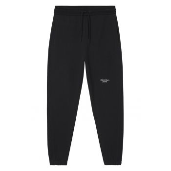 Pantaloni sport de bumbac cu buzunare laterale