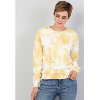 Bluza sport cu model tie-dye