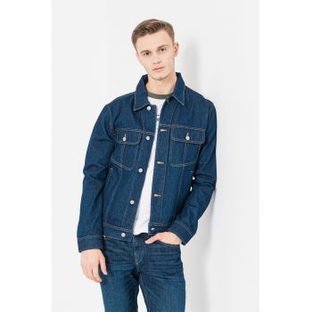 Jacheta de denim cu cusaturi contrastante D-Barcy de firma originala