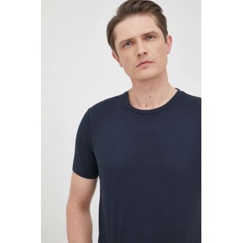 BOSS tricou din bumbac bărbați, culoarea bleumarin, uni 50468395 de firma original