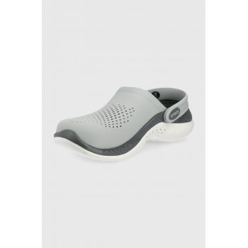 Crocs papuci Literide 360 Clog culoarea gri 206708 Light Grey de firma originali