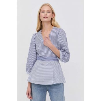MAX&Co. bluza din bumbac femei, in dungi