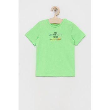 Birba&Trybeyond tricou copii culoarea verde, cu imprimeu ieftin