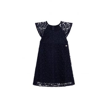 Michael Kors rochie fete culoarea albastru marin, mini, evazati