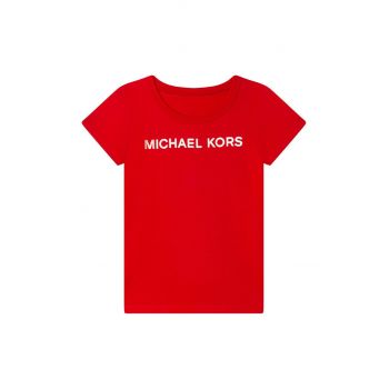 Michael Kors tricou de bumbac pentru copii culoarea rosu ieftin