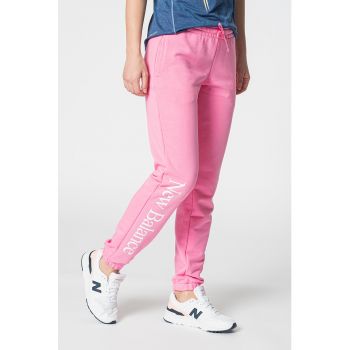 Pantaloni sport cu imprimeu logo Essentials