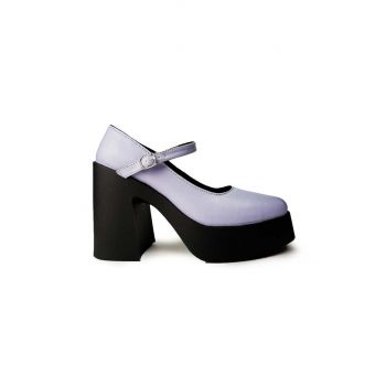 Altercore pumps Darkenda culoarea violet, cu toc drept de firma originali