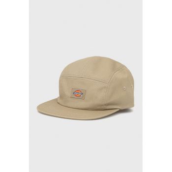 Dickies șapcă culoarea verde, uni DK0A4XC1KHK-KHAKI de firma originala