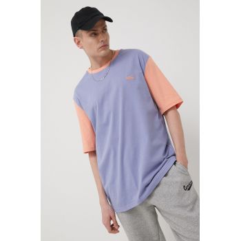 Quiksilver tricou din bumbac culoarea violet, neted