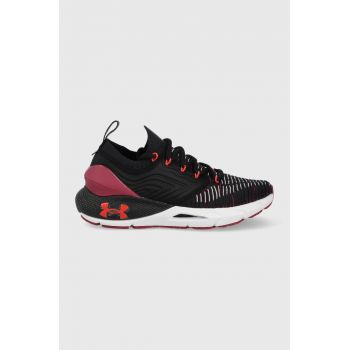 Under Armour pantofi de alergat Phantom 2 Intelliknit 3024155 culoarea negru, cu toc plat 3024155-601