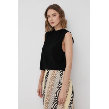 Drykorn top femei, culoarea negru,