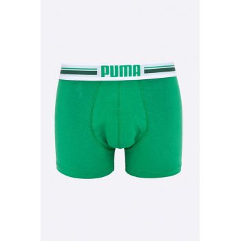 Puma - Boxeri Puma Placed logo boxer 2p green (2-pack) 90651904 de firma originali