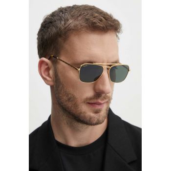 Ray-Ban ochelari de soare culoarea auriu de firma originali