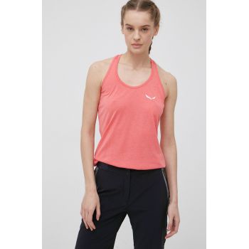Salewa top sport Agner Hybrid Dry femei, culoarea portocaliu
