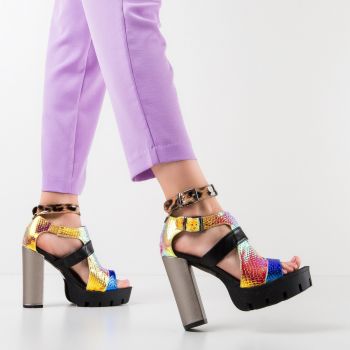 Sandale dama Franky Multicolor