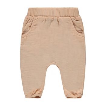 Pantaloni de bumbac cu talie elastica de firma originali