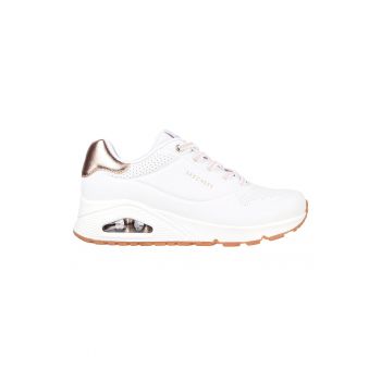 Pantofi sport de piele ecologica Uno Shimmer Away