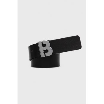 BOSS curea de piele femei, culoarea negru BOSS curea de piele femei, culoarea negru