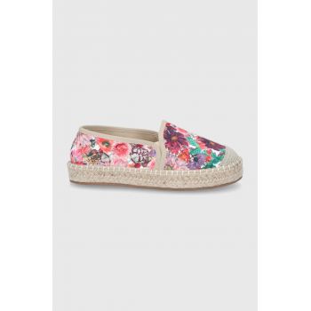 Medicine espadrile culoarea roz, cu platforma